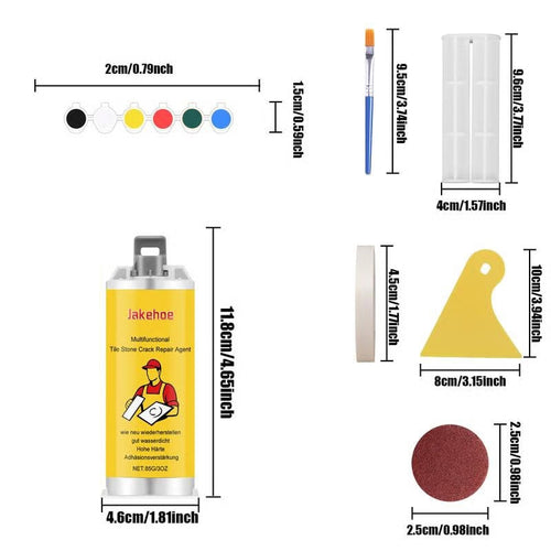 🔥LAST DAY 49% OFF - 🔧Quick-Drying Tile Repair Glue - Complete Tool Kit for DIY – Fix Cracks Permanently in Minutes!✨
