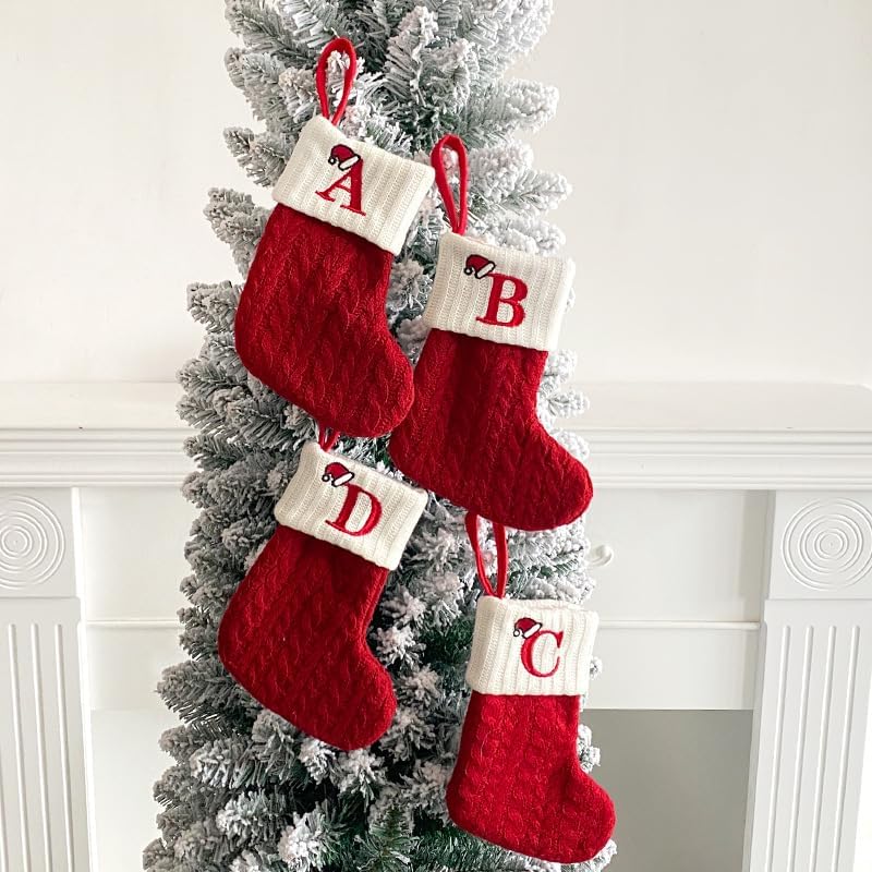🎅Christmas Sale 49% OFF🧦Personalised Knitted Christmas Stocking for Fireplace and Home Decor