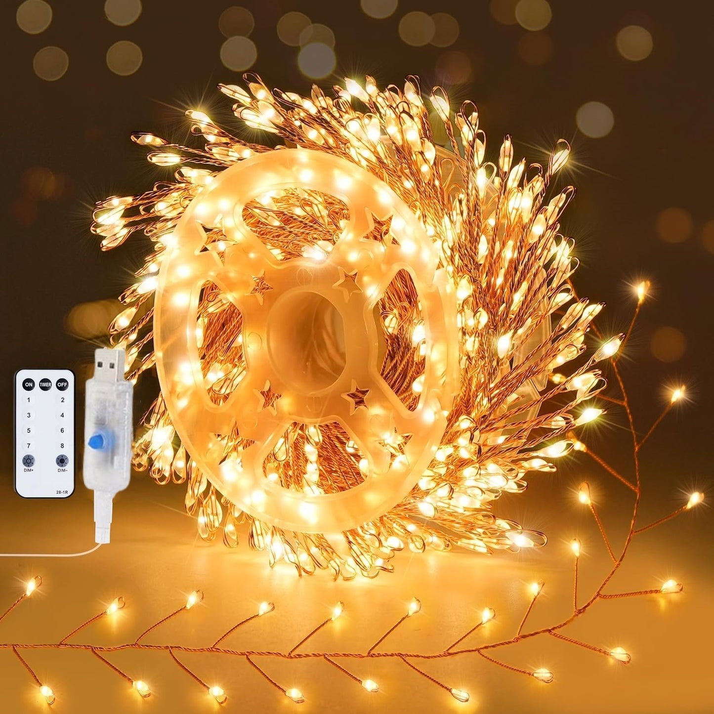Waterproof Twinkle Fairy Lights | 🎄Christmas decorations🎄