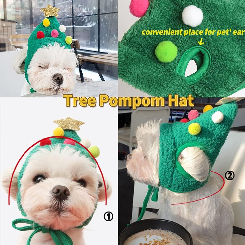 Last Day 49% OFF-Adorable Christmas Tree Pom-Pom Hat & Costumes