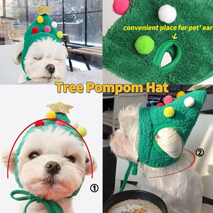 Last Day 49% OFF-Adorable Christmas Tree Pom-Pom Hat & Costumes