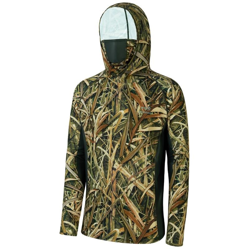 🎁Last Day Promotion 49% OFF🔥UPF 50+ Men's Hunting Shirts with Mask Long Sleeve Camo Fishing Hoodie