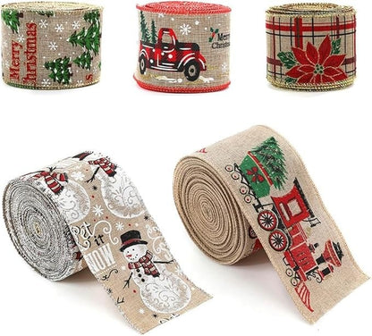 💒Christmas Wired Ribbon🎄