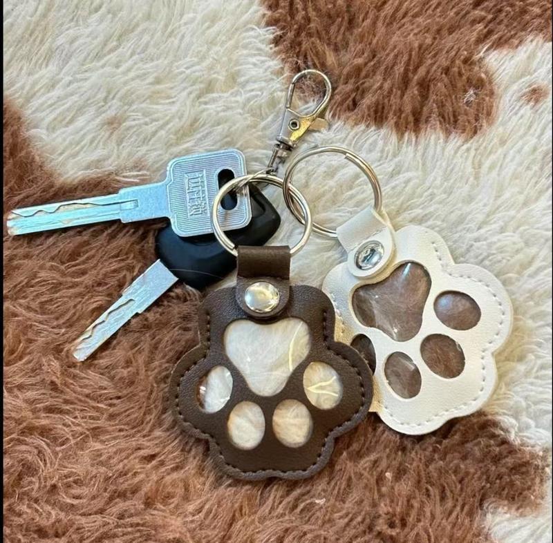 💖Leather Pet Memorial Keychain  🐾 Keep Their Memory Close, Always(49%Off)