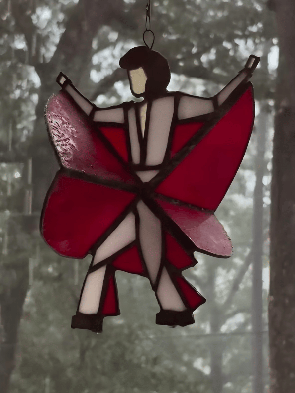 🔥LAST DAY 49% OFF- The Memphis Melody💃🤘 Handmade Stained Glass Spinner