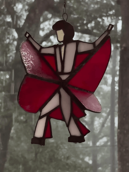 🔥LAST DAY 49% OFF- The Memphis Melody💃🤘 Handmade Stained Glass Spinner