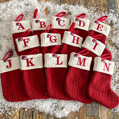 🎅Christmas Sale 49% OFF🧦Personalised Knitted Christmas Stocking for Fireplace and Home Decor