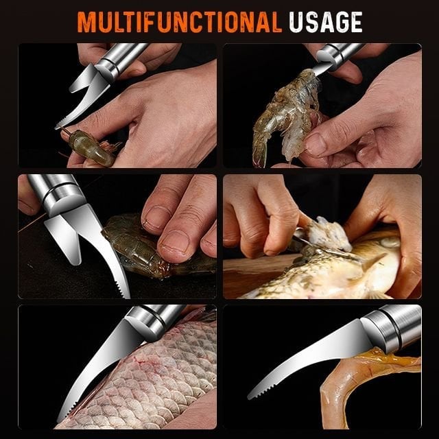 🔥Last Day BUY 1 GET 1 FREE 🔥5 in 1 multifunctional shrimp line fish maw knife