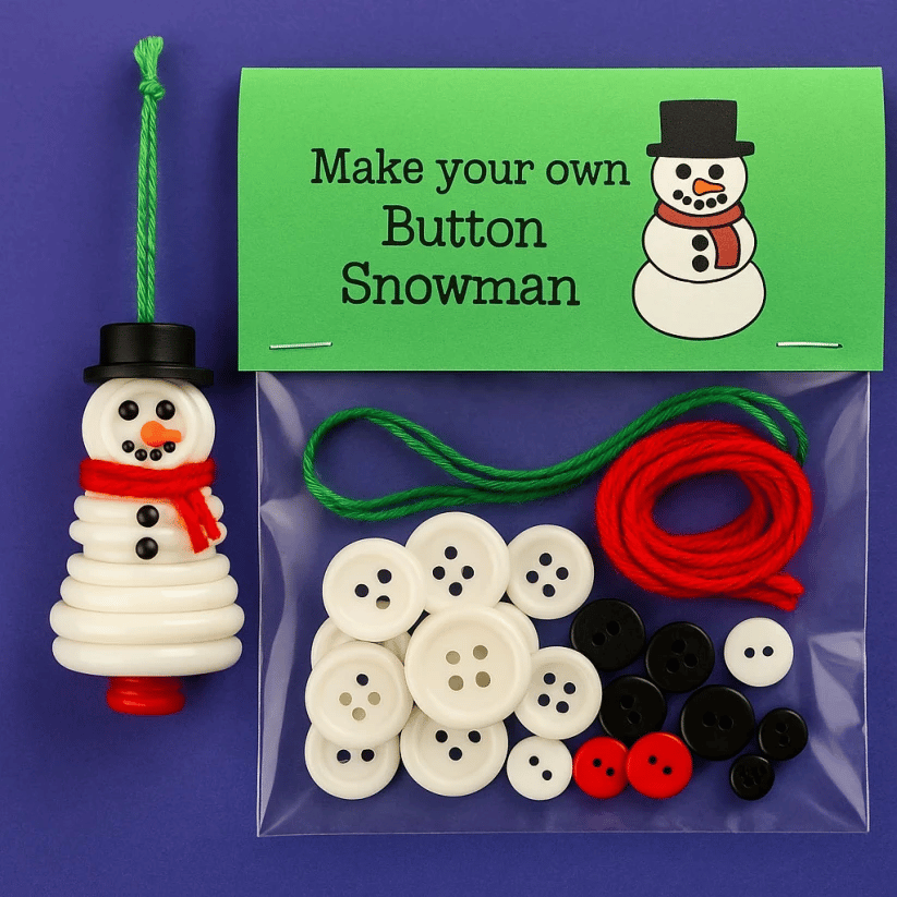 🔥LAST DAY 49% OFF - 🎅☃️ DIY Button Ornament Kits
