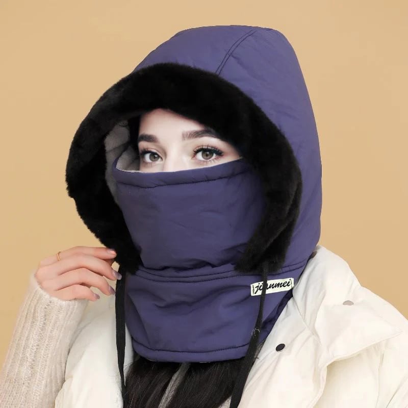 🔥Winter Flash Sale❄️-Buy 2 Get 1 Free! 🧣 Plush-Lined Thermal Hat with Face Mask