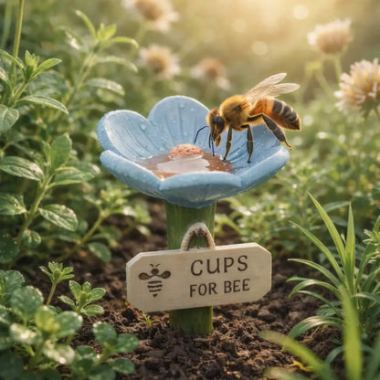 🐝LAST DAY 49% OFF - Flower-Shaped Bee Watering Station💧