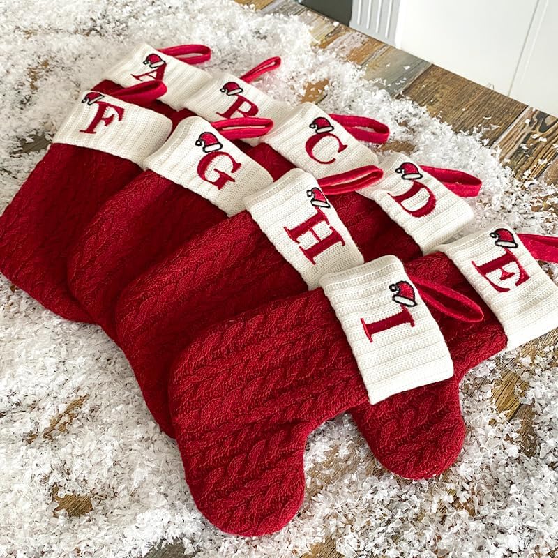 🎅Christmas Sale 49% OFF🧦Personalised Knitted Christmas Stocking for Fireplace and Home Decor