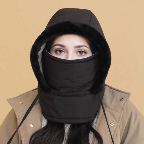 🔥Winter Flash Sale❄️-Buy 2 Get 1 Free! 🧣 Plush-Lined Thermal Hat with Face Mask