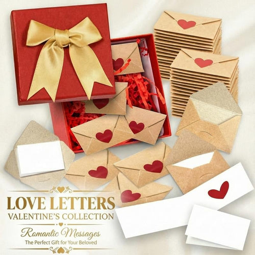 💖Hot Sale Valentine's Day🌹DIY Love Notes Box – Mini Blank Cards & Envelopes ✨💖