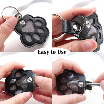 💖Leather Pet Memorial Keychain  🐾 Keep Their Memory Close, Always(49%Off)