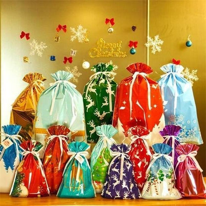 🎄Christmas Sale-49% OFF - Drawstring Christmas Gift Bags