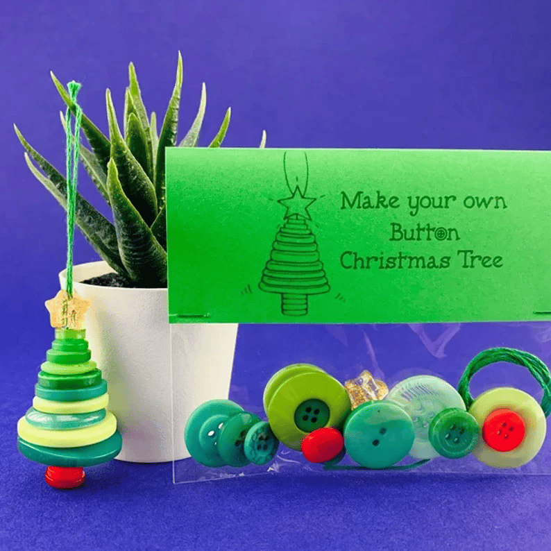 🔥LAST DAY 49% OFF - 🎅☃️ DIY Button Ornament Kits