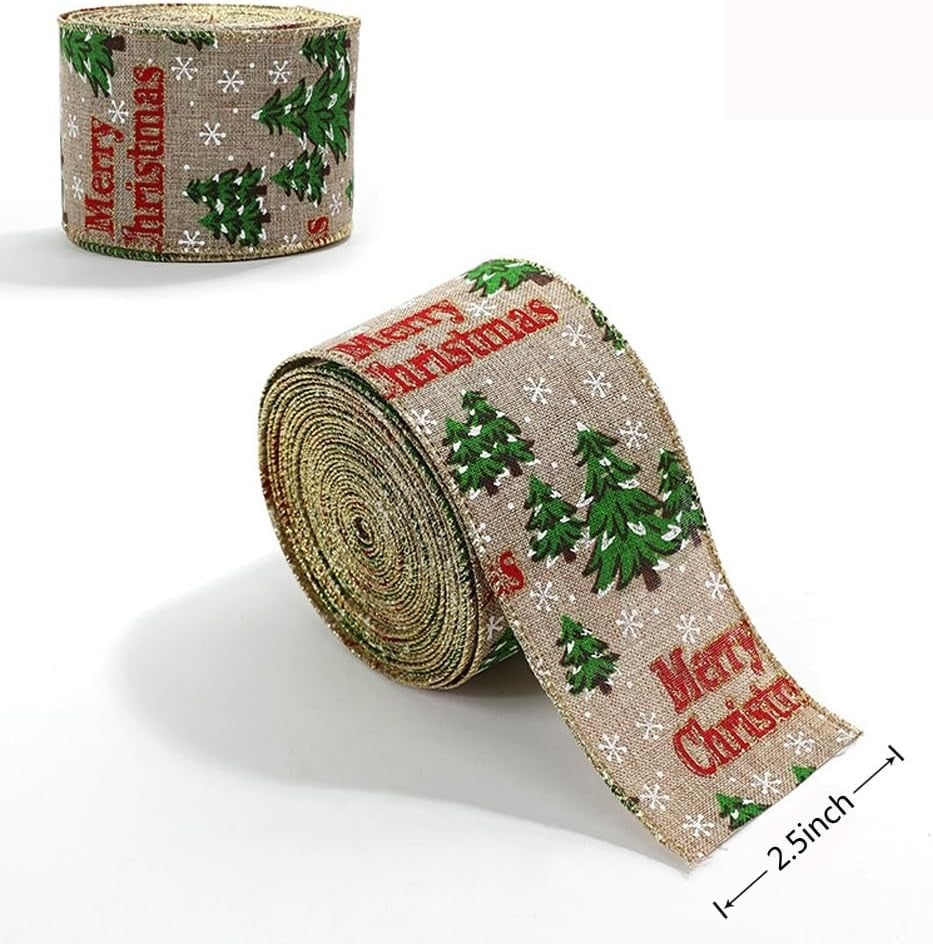 💒Christmas Wired Ribbon🎄