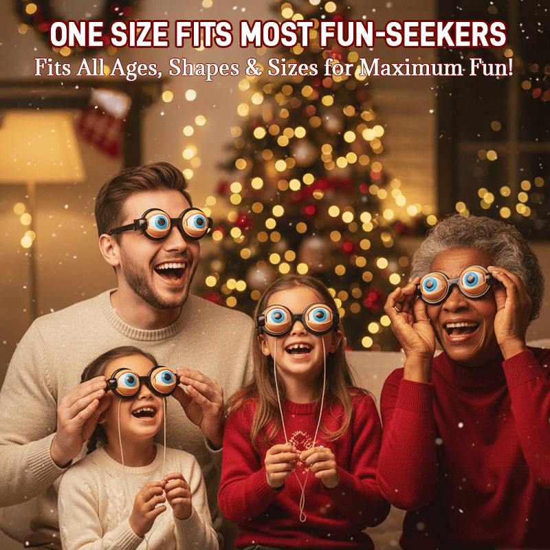 🤪"Crazy Winking" Prank Glasses - 😎No Batteries, Endless Fun 🤣🎁Perfect gift for all ages - create unforgettable moments and spread joy!😜