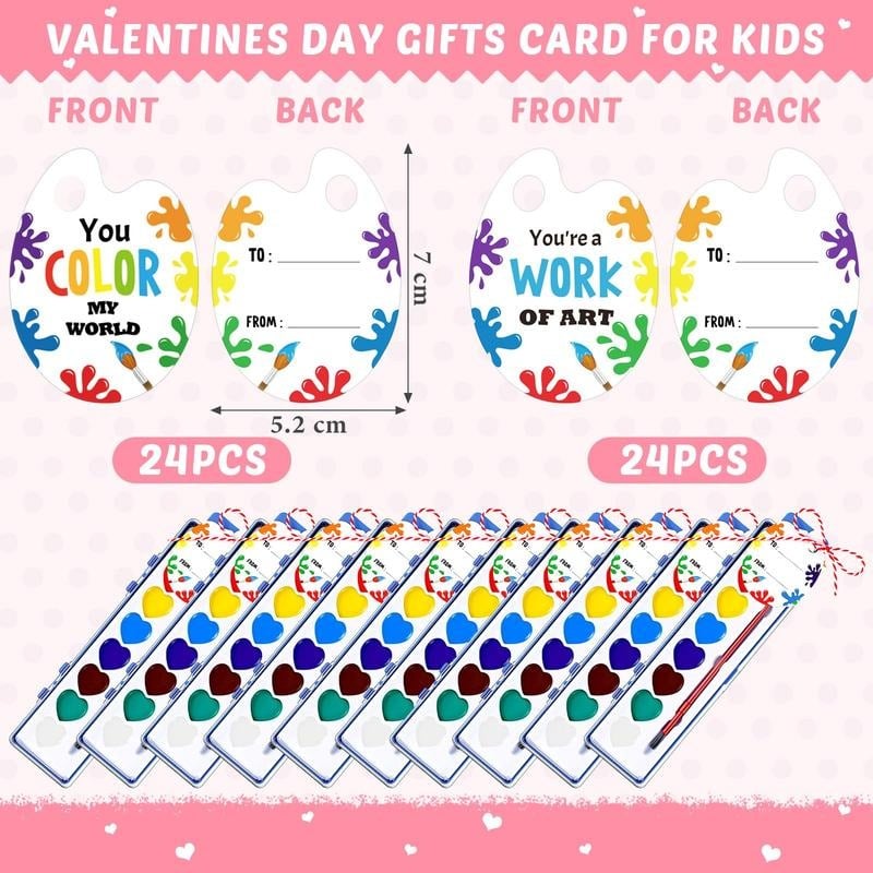 💖🎨2026 Mini Watercolor Paint Set for Valentine's Day | Romantic Art Gift