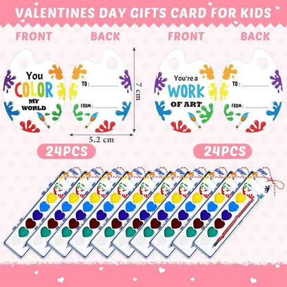 💖🎨2026 Mini Watercolor Paint Set for Valentine's Day | Romantic Art Gift