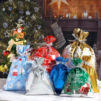 🎄Christmas Sale-49% OFF - Drawstring Christmas Gift Bags