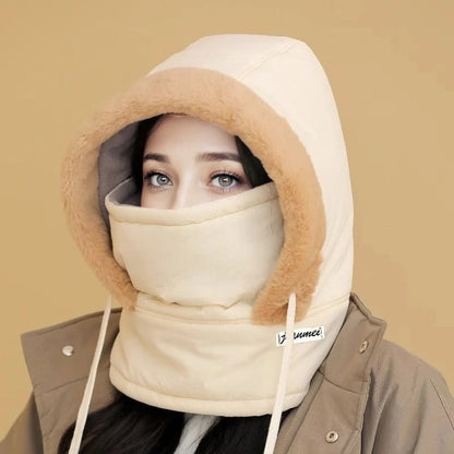 🔥Winter Flash Sale❄️-Buy 2 Get 1 Free! 🧣 Plush-Lined Thermal Hat with Face Mask