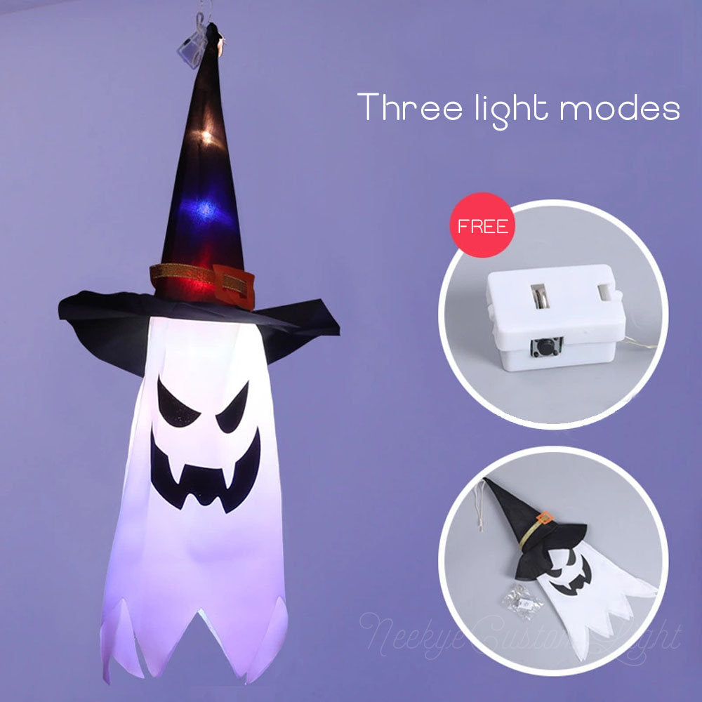 【🔥LAST DAY 49% OFF🔥】Halloween Hanging Ghost Light Decorations 👻
