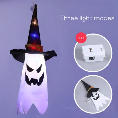 【🔥LAST DAY 49% OFF🔥】Halloween Hanging Ghost Light Decorations 👻