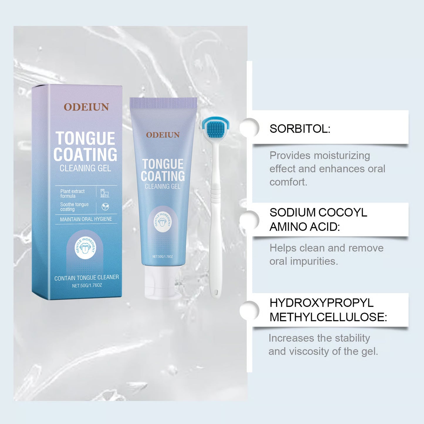 ✨Tongue Cleaning Gel Bundle With Brush