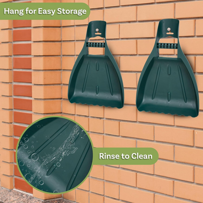 Leaf Scoops - Lightweight, Durable Grabber Tool for Scooping Up Leaves, Spreading Mulch, Gardening