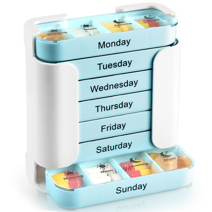 🔥Hot Sale👍🏻7 Days 28 Compartments Pill Organizer
