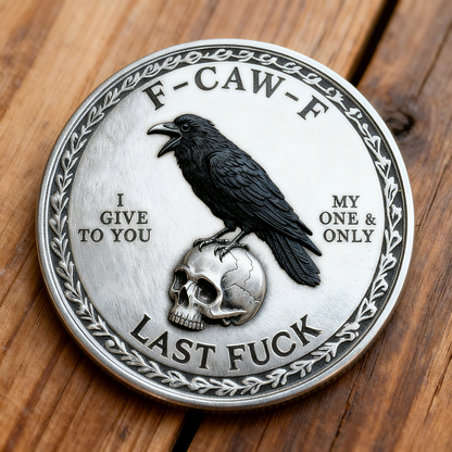 💥The F-CAW-F Coin — For Those Who Laugh at Life and Give Zero F*cks!!!!