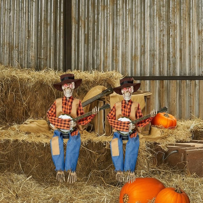 🔥Halloween Pre Sale 49% OFF – 💀Funny Animated Dueling Banjo Skeletons