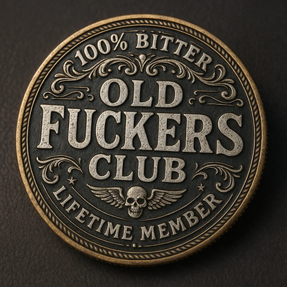 🏆Flash Sale 49% OFF - Old F*ckers Club – Lifetime Member Coin