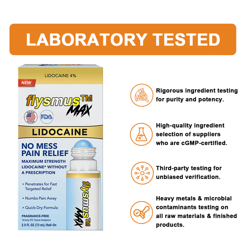 🎁✅Official Store BUY 2 GET 1 FREE: flysmus™ Lidocaine Scar-Free Pain Relief Healing Liquid