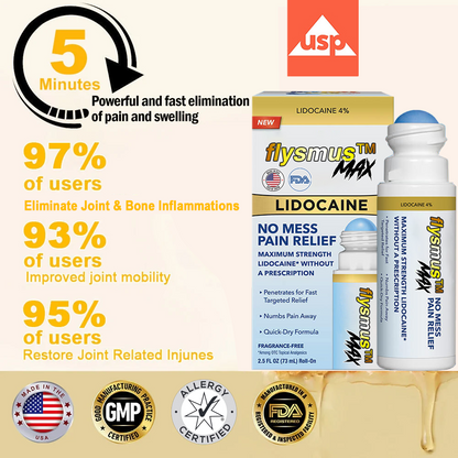 🎁✅Official Store BUY 2 GET 1 FREE: flysmus™ Lidocaine Scar-Free Pain Relief Healing Liquid